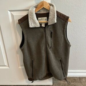Men’s Orvis fleece vest size small